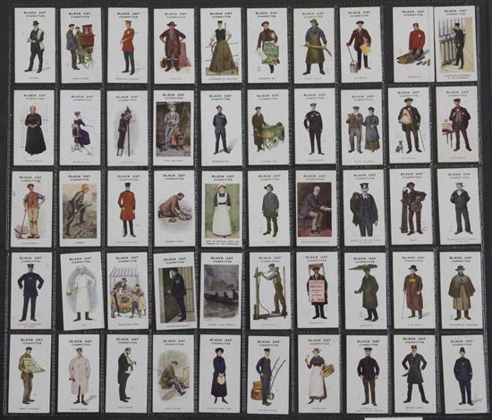 A folio album of cigarette cards on the theme of Peoples of the World,
